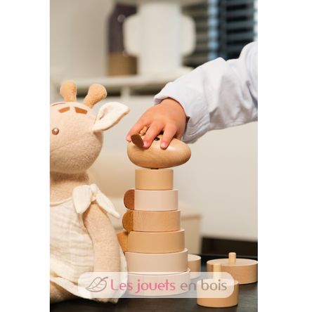 Léonie la jirafa apilable de madera EG511174 Egmont Toys 11