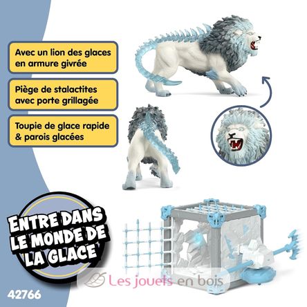 Figura de león de hielo de BattleCave SC-42766 Schleich 4
