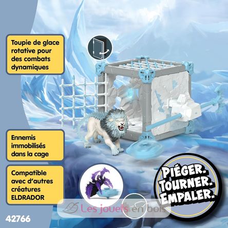 Figura de león de hielo de BattleCave SC-42766 Schleich 5