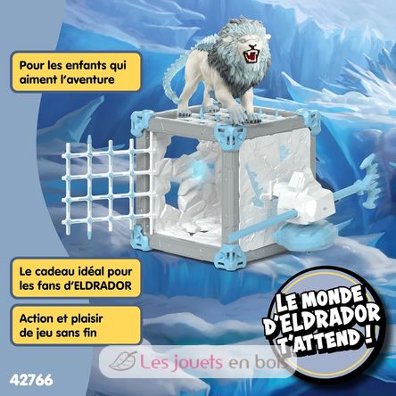 Figura de león de hielo de BattleCave SC-42766 Schleich 7