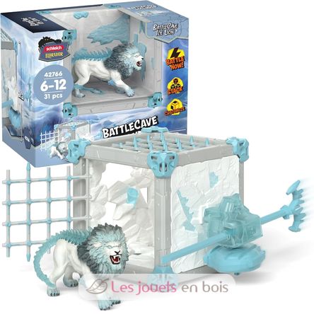 Figura de león de hielo de BattleCave SC-42766 Schleich 1