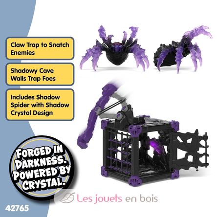 Figura de araña oscura de BattleCave SC-42765 Schleich 3