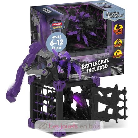Figura de araña oscura de BattleCave SC-42765 Schleich 1