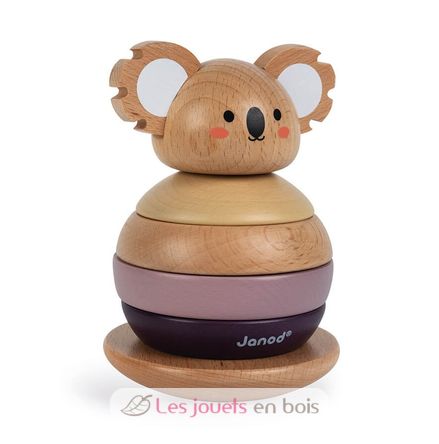 Tentetieso apilable de madera Koala J08601 Janod 2