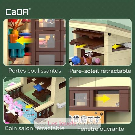 Tienda japonesa Kitty 921 piezas C66015W CaDA 8