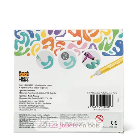 Bolígrafos puff popcorn TT-7-0170 Tiger Tribe 6