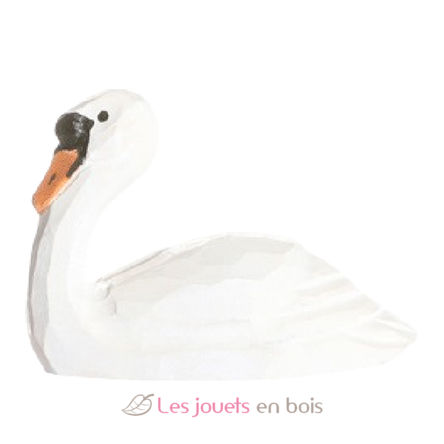 Figura cisne en madera WU-41006 Wudimals 1
