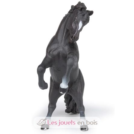 Figura del caballo rampante negro PA51522-2923 Papo 3