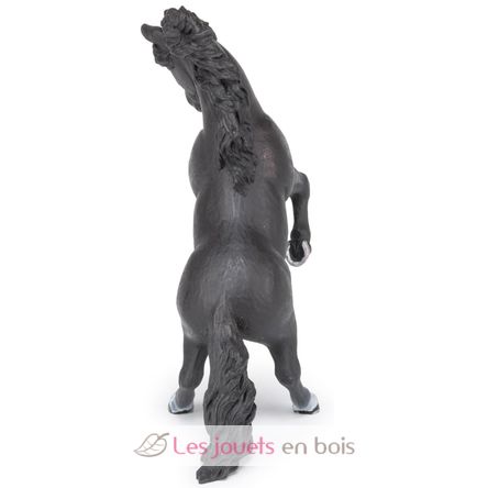 Figura del caballo rampante negro PA51522-2923 Papo 6