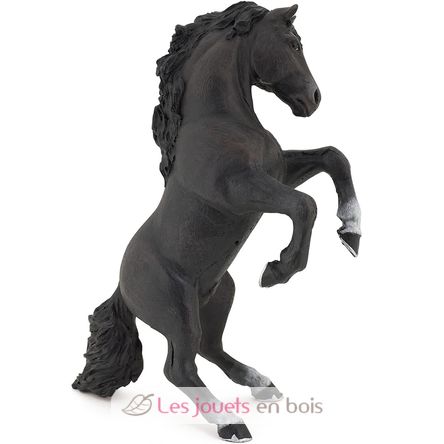 Figura del caballo rampante negro PA51522-2923 Papo 1