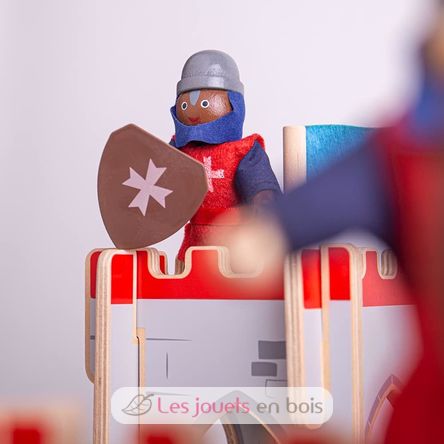Figuritas de madera Caballeros medievales BJ-JT162 Bigjigs Toys 4
