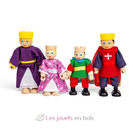 Figuritas de madera Familia Real BJ-JT160 Bigjigs Toys 2