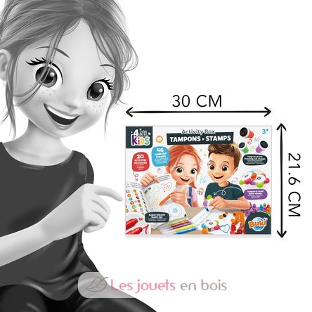 Kit de actividades con sellos BUK-FK012 Buki France 2