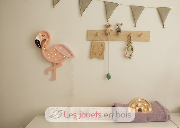Luz nocturna de flamenco rosa LL048-335 Little Lights 3