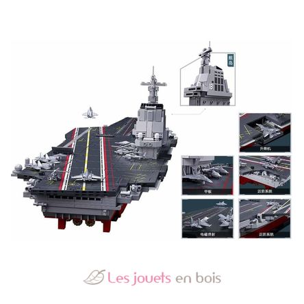 Model Bricks - Portaaviones Fujian SL-M38-B1188 Sluban 3