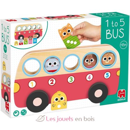 Autobús para aprender a contar del 1 al 5 GO1110100757 Goula 1