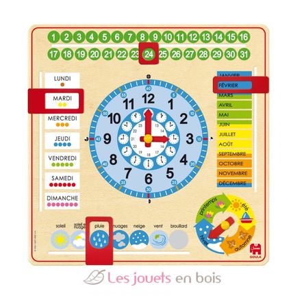 Gran reloj calendario francés GO0106-699 Goula 2