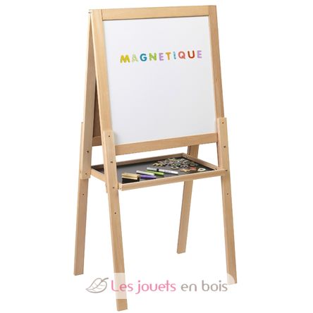 Pizarra grande de madera de doble cara V6711 Vilac 2