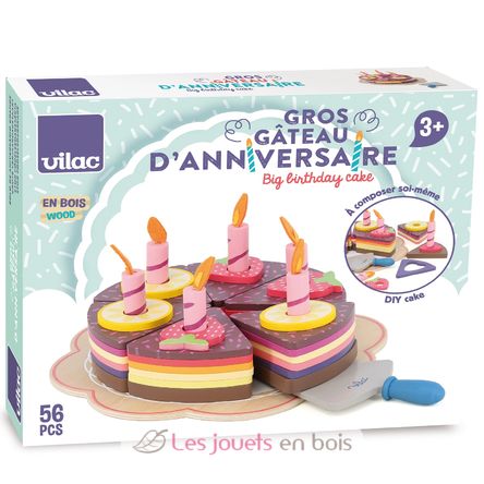Gran pastel de cumpleaños V8179 Vilac 7