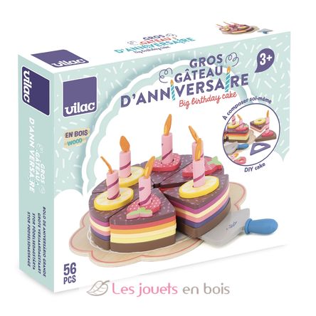Gran pastel de cumpleaños V8179 Vilac 8