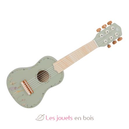 Guitarra de madera verde Safari Friends LD7470 Little Dutch 2
