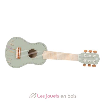 Guitarra de madera verde Safari Friends LD7470 Little Dutch 3