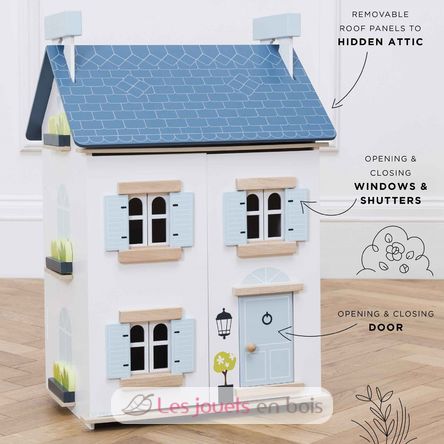 Casa de muñecas de madera Sky House TV-H127 Le Toy Van 4