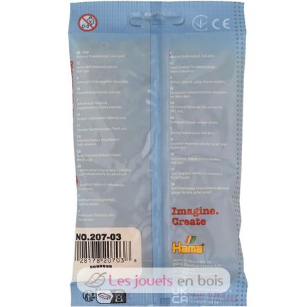 Bolsa de 1000 cuentas de plástico Midi amarillo HAMA-207-03 Hama 6