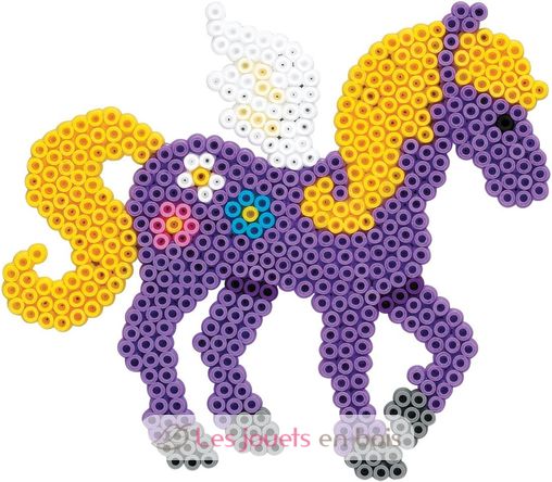 Bolsa de 1000 cuentas de plástico Midi amarillo HAMA-207-03 Hama 4