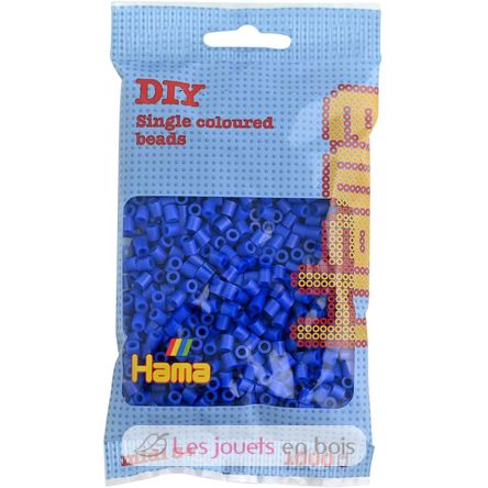 Bolsa de 1000 cuentas de plástico Midi Azul oscuro HAMA-207-08 Hama 1