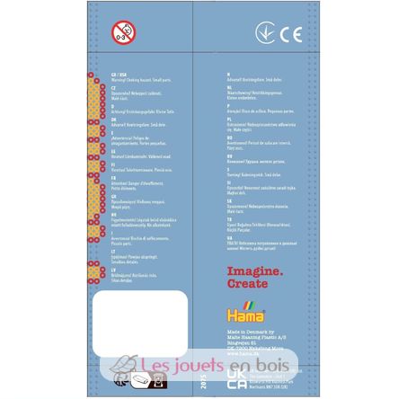Bolsa de 1000 cuentas de plástico Midi Castaño HAMA-207-12 Hama 5