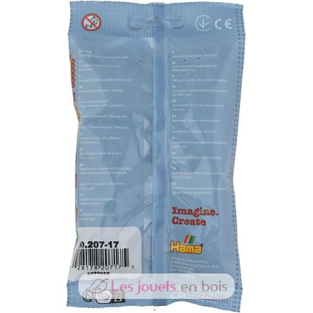 Bolsa de 1000 cuentas de plástico Midi gris HAMA-207-17 Hama 5