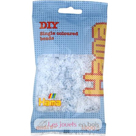 Bolsa de 1000 cuentas de plástico Midi transparente HAMA-207-19 Hama 1
