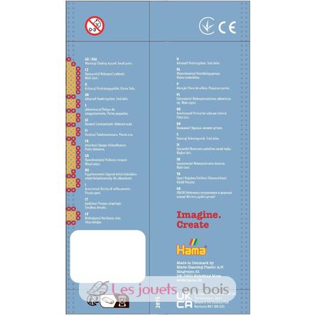 Bolsa de 1000 cuentas de plástico Midi marrón claro HAMA-207-21 Hama 5