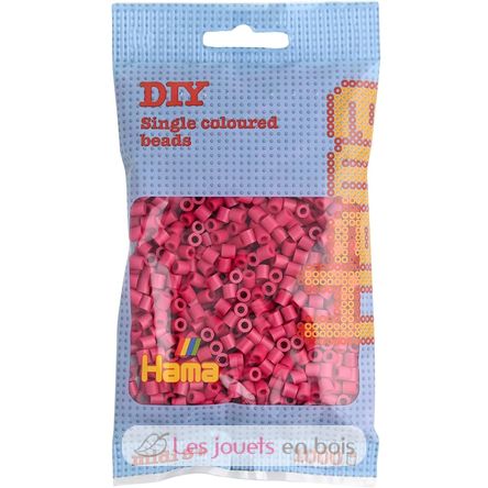 Bolsa de 1000 cuentas de plástico Midi Vino tinto HAMA-207-29 Hama 1