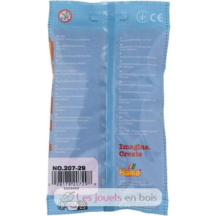 Bolsa de 1000 cuentas de plástico Midi Vino tinto HAMA-207-29 Hama 4