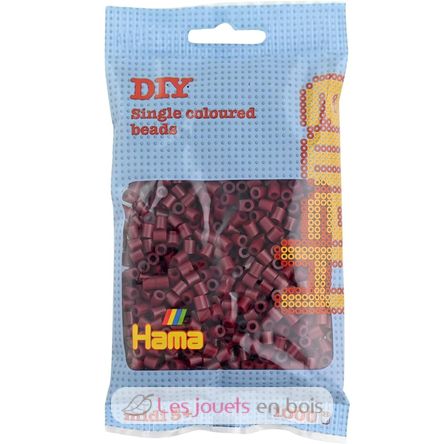 Bolsa de 1000 cuentas de plástico Midi rojo marrón HAMA-207-30 Hama 4