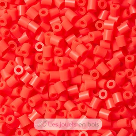 Bolsa de 1000 cuentas de plástico Midi Rojo neón HAMA-207-33 Hama 2