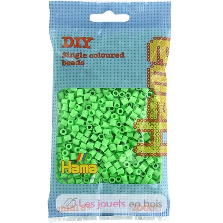 Bolsa de 1000 cuentas de plástico Midi verde pastel HAMA-207-47 Hama 1