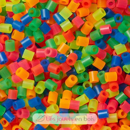 Bolsa de 1000 cuentas de plástico Midi mezcla de neón HAMA-207-51 Hama 2