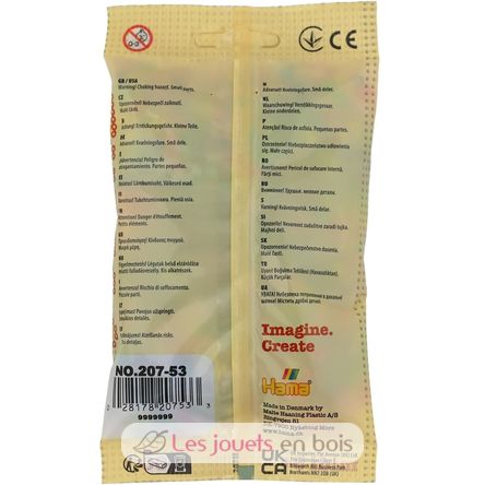 Bolsa de 1000 cuentas de plástico Midi Transp mix HAMA-207-53 Hama 3