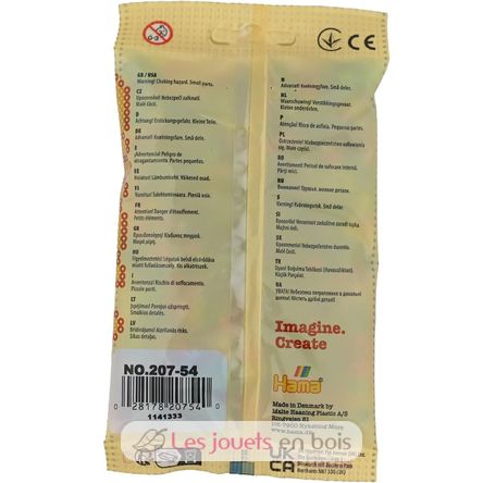Bolsa de 1000 cuentas de plástico Midi lentejuelas HAMA-207-54 Hama 4