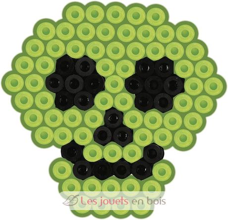 Bolsa de 1000 cuentas de plástico Midi fosforescente HAMA-207-55 Hama 4