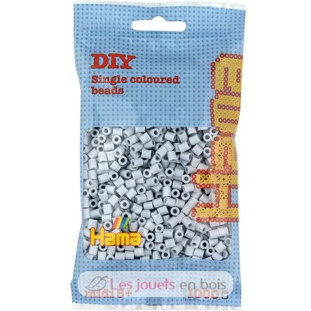 Bolsa de 1000 cuentas de plástico Midi gris claro HAMA-207-70 Hama 1