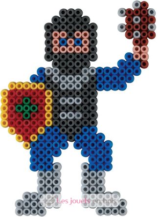 Bolsa de 1000 cuentas de plástico Midi gris claro HAMA-207-70 Hama 4