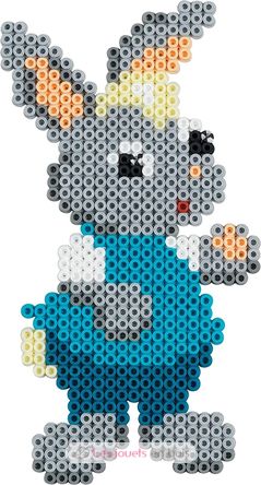 Bolsa de 1000 cuentas de plástico Midi gris oscuro HAMA-207-71 Hama 3