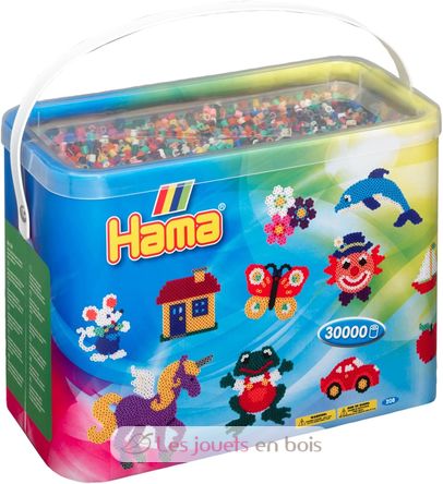 Barril 30000 Midi perlas plastico 22 colores HAMA-208-67 Hama 1