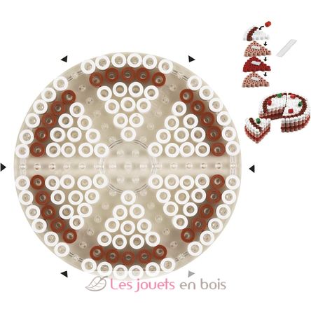 Gran plato redondo Midi perlas de plástico blanco HAMA-221 Hama 4