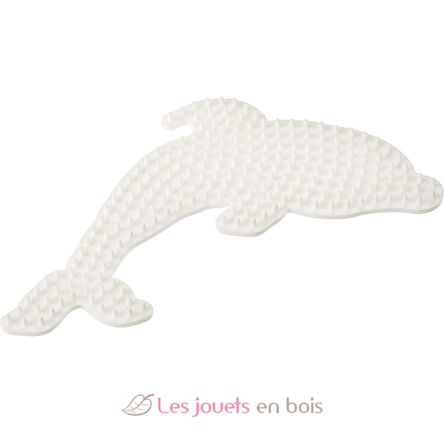 Plato delfín blanca con bolitas de plastico Midi HAMA-300 Hama 1