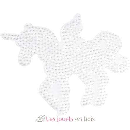 Plato unicornio blanca con bolitas de plastico Midi HAMA-315 Hama 1